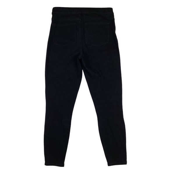 Spanx Twill Fabric Stretch Leggings Black - Picture 4 of 11